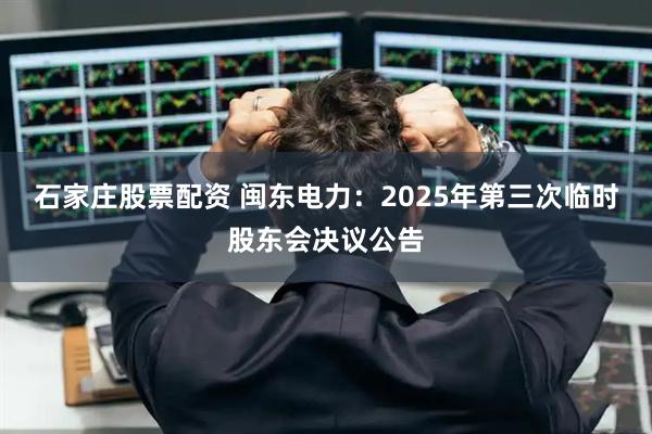 石家庄股票配资 闽东电力：2025年第三次临时股东会决议公告